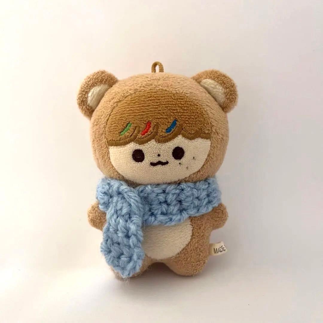 ぬい服 10cm ハンドメイド 毛糸 マフラー