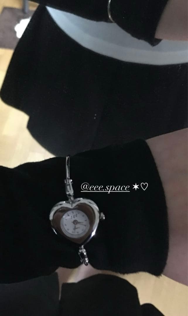 eee.space ハート時計 ウォッチ musinsa smyeon - メルカリ