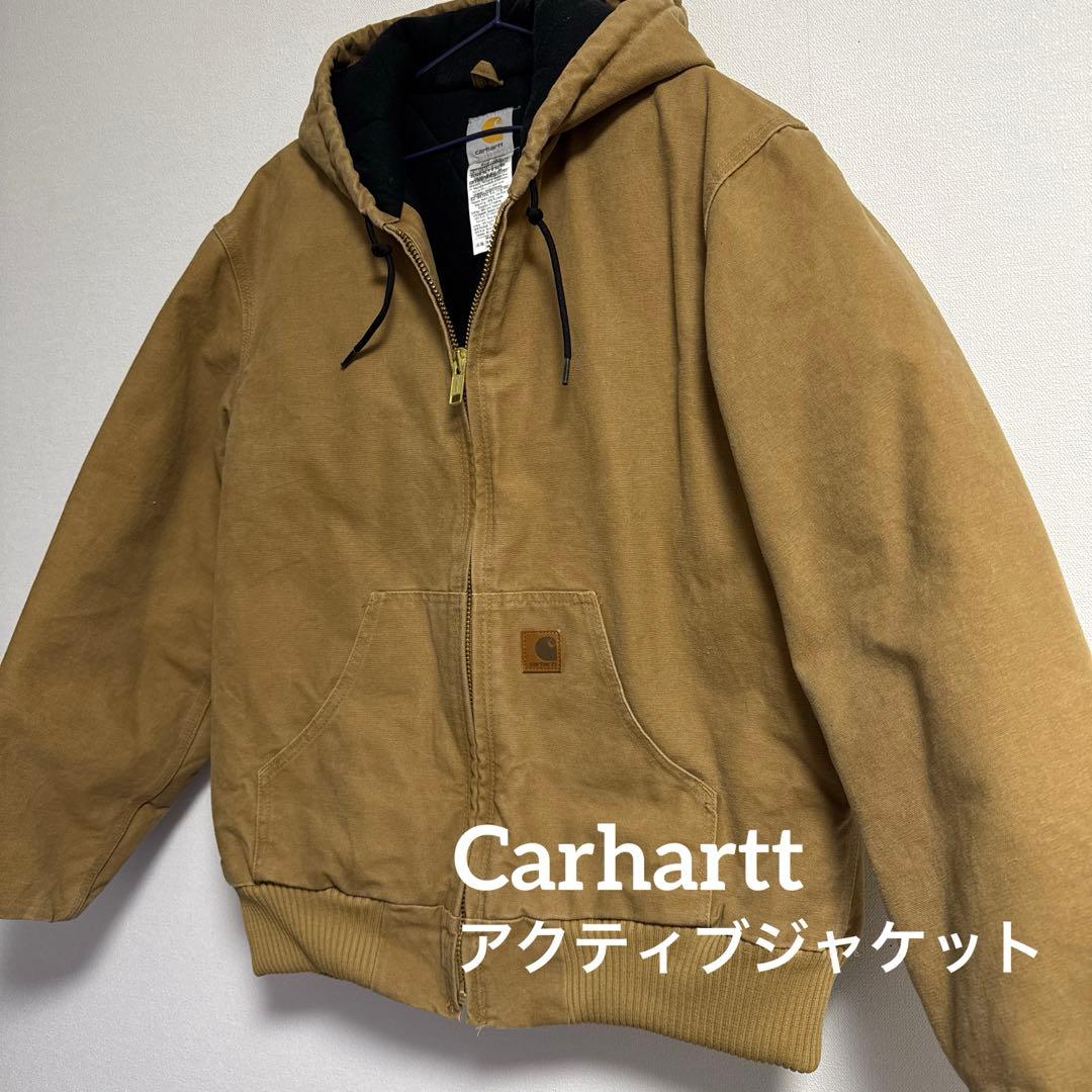 【美品】Carhartt アクティブジャケット J130 M ブラウン