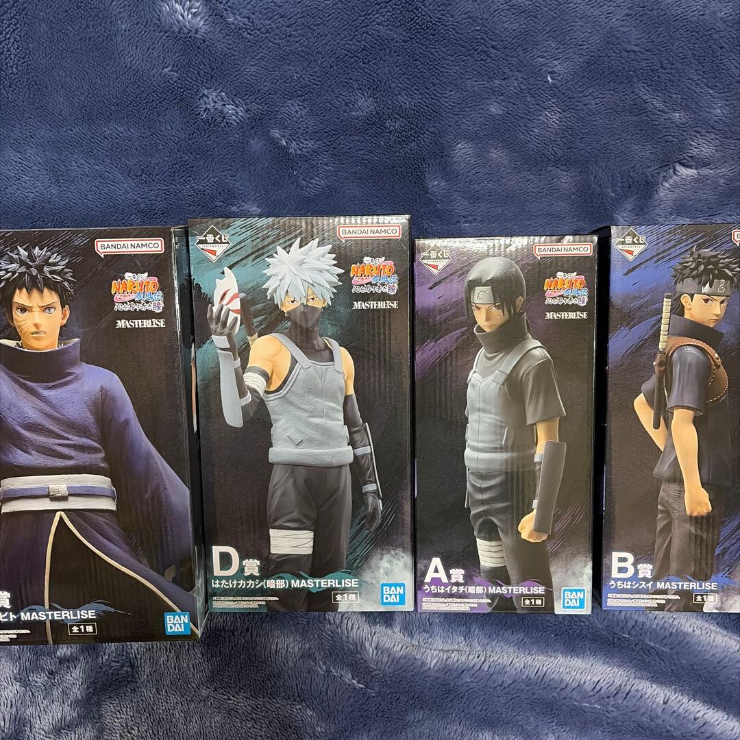 ナルト 暗部フィギュア 4体セット MASTERLISE