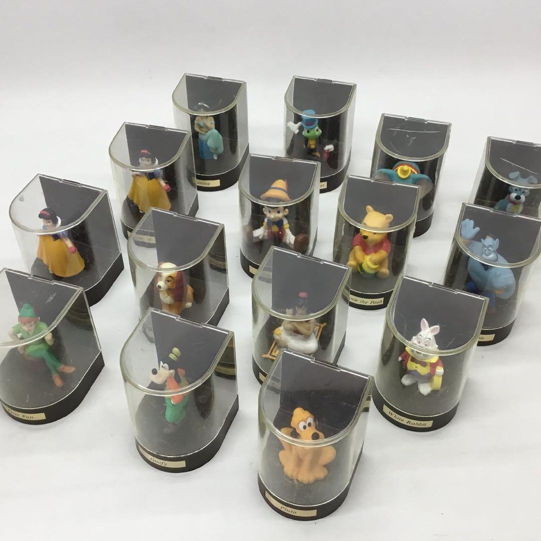 □東京三菱銀行 ディズニー キャラクター フィギュア 15体 置物 現状