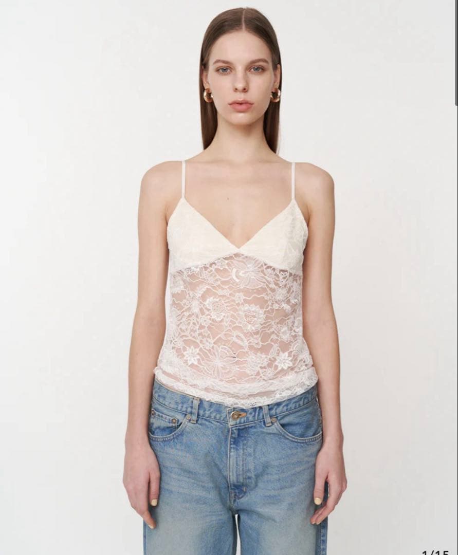 gajess レースキャミ