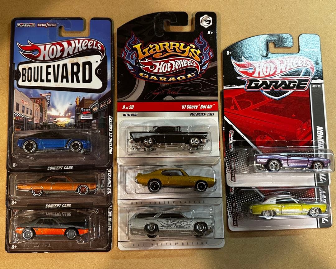 hotwheels 少し古めの8台セット