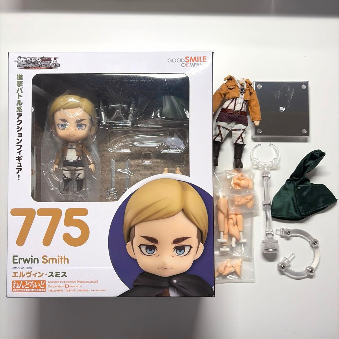 【正規品】進撃の巨人　エルヴィン　ねんどろいど　ねんどろいどどーる