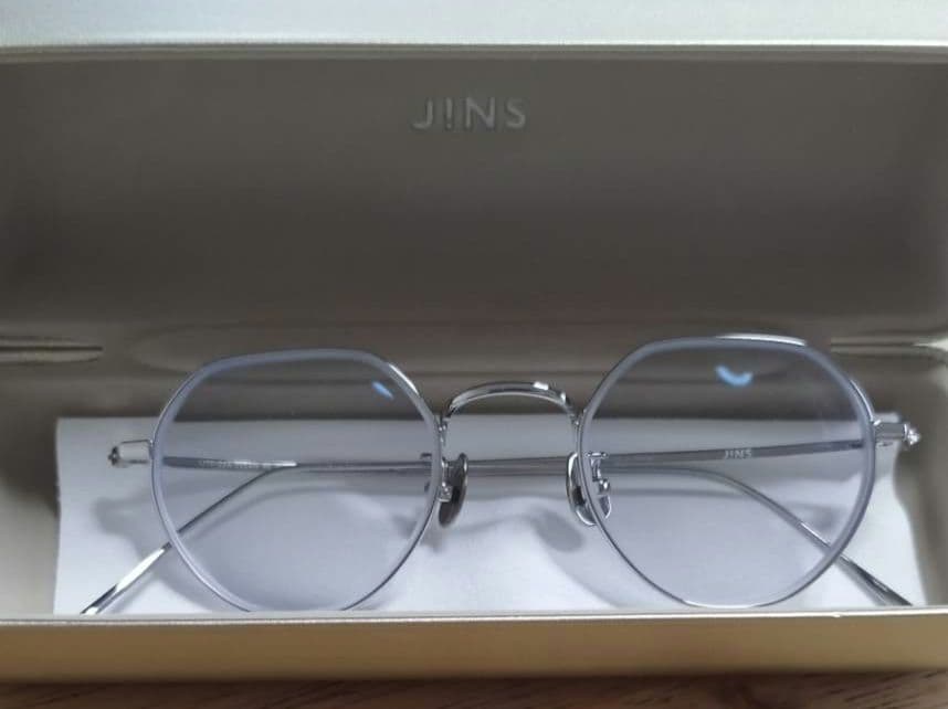 JINS　ジンズ　オールチタニウム　クラウンパント　UTF-22A-222 All Titanium ボストン チタン合金（βチタン） UNISEX 【UTF-22A-221