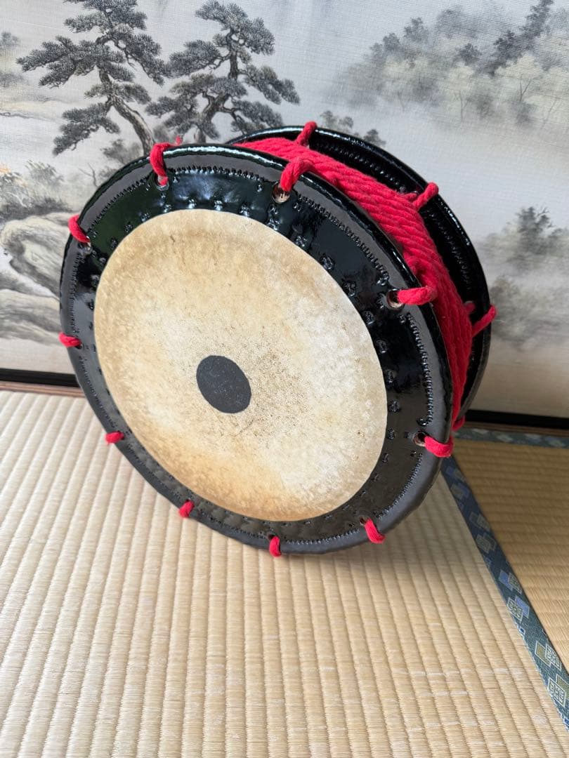 和太鼓 締太鼓 並附 岡田屋布施 蛇の目入り