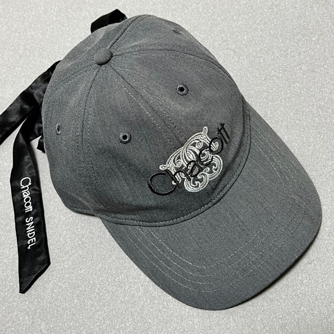 Snidel × Chacott リボン付きグレーキャップ - メルカリ