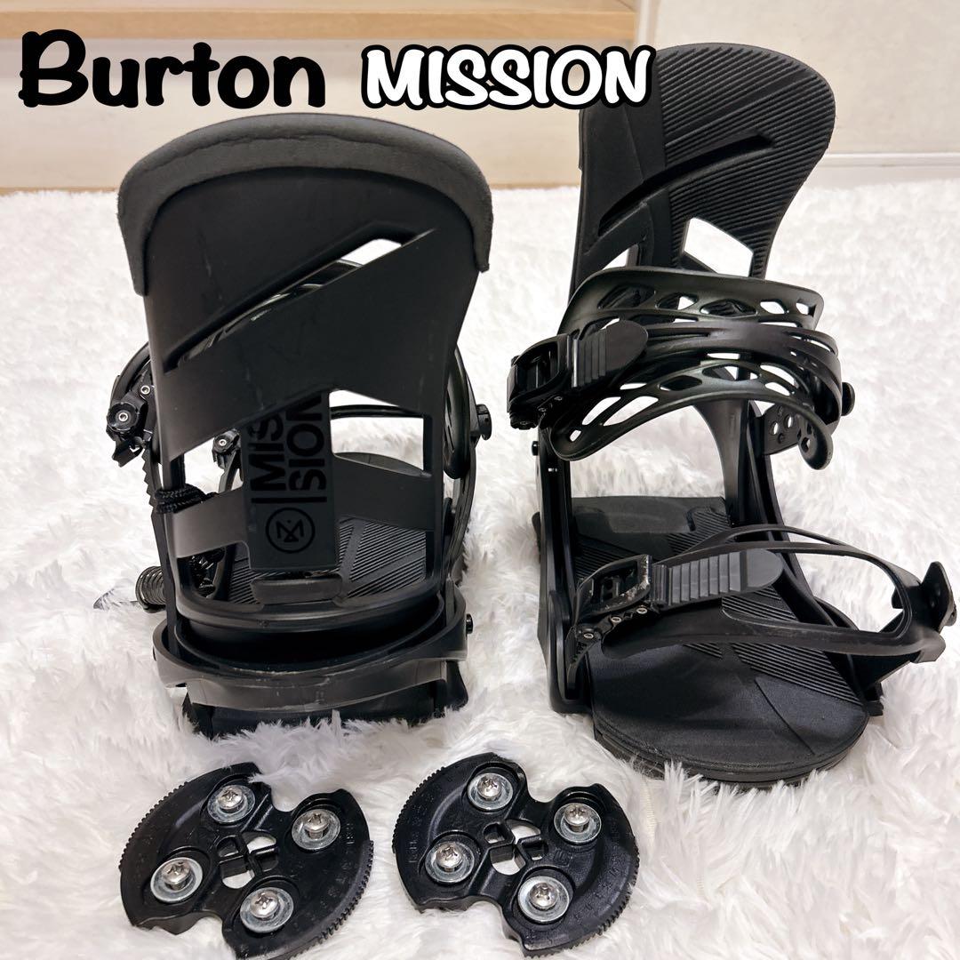 BURTON MISSION Re:Flex バインディング Mサイズ Burton Mission Re: Flex Snowboard Bindings (Men's) - 2026 WINTER