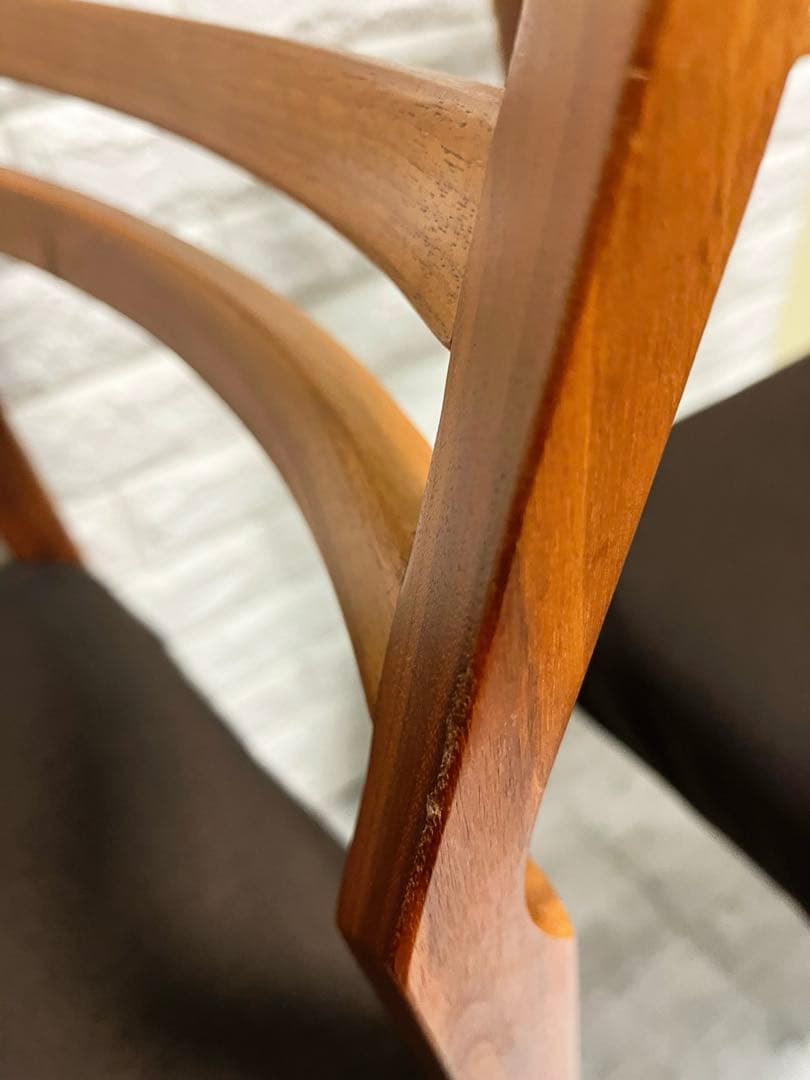 筑波産商 ダイニングチェア 2脚 椅子カバー付き