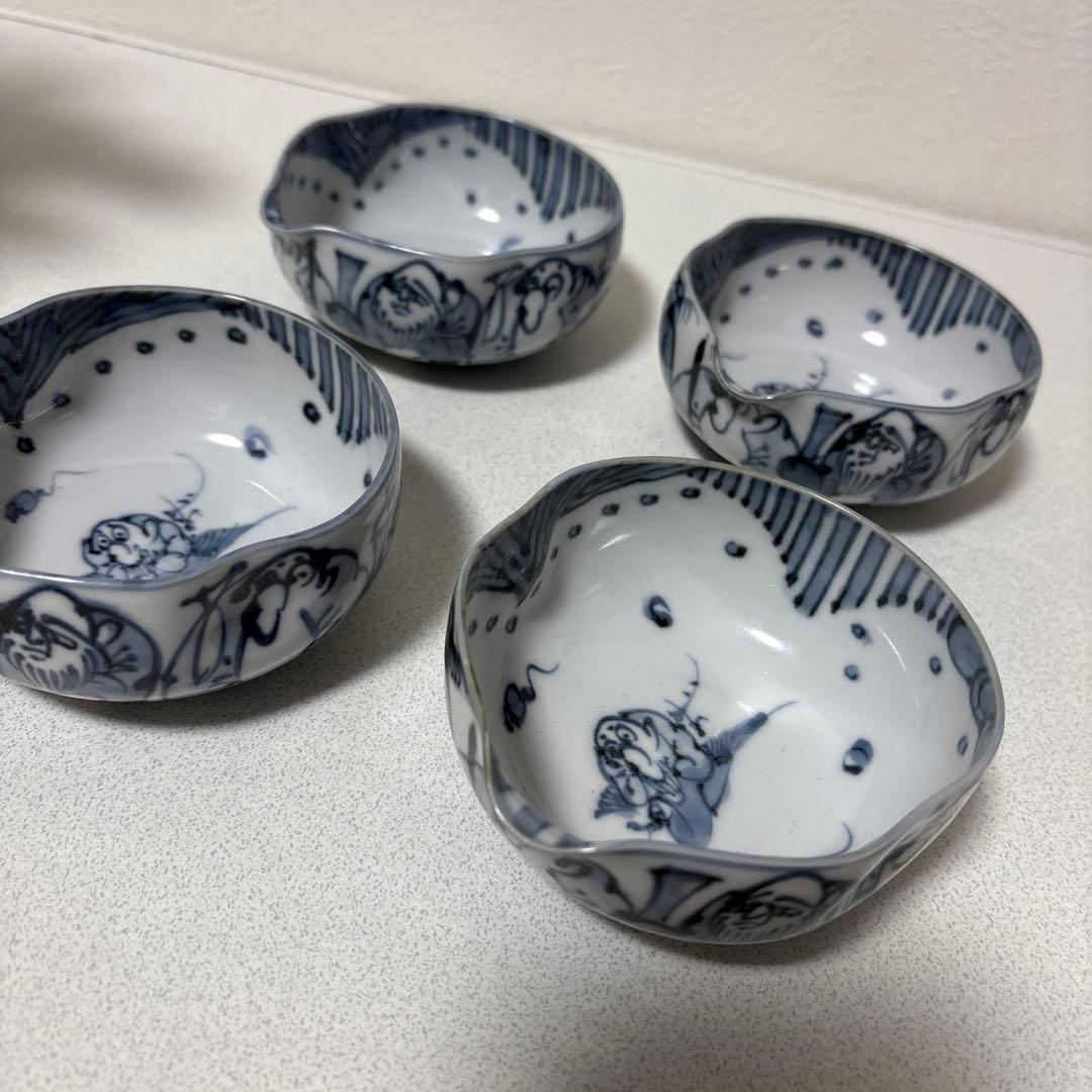 瑞昭窯 茶碗 ４客 吾唯知足 湯呑み 平安瑞 京焼 清水焼　へちもん