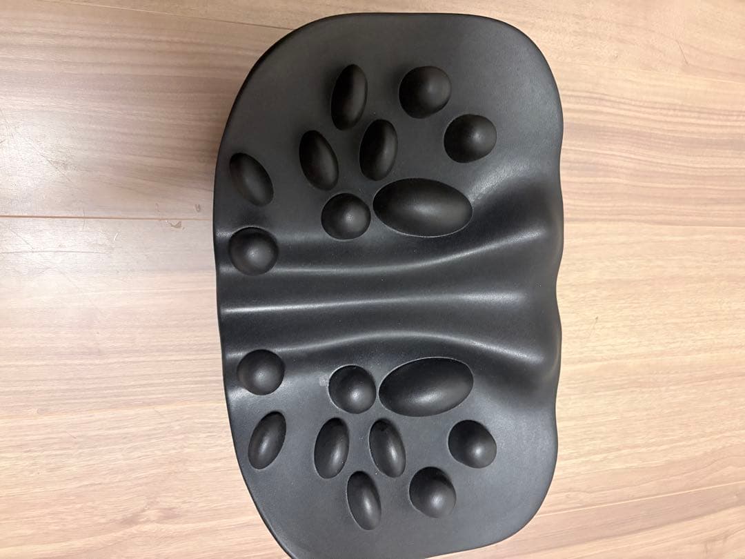 肩甲骨はがしピロー 肩甲骨リセット 10秒寝るだけ ストレッチ 硬め ブラック