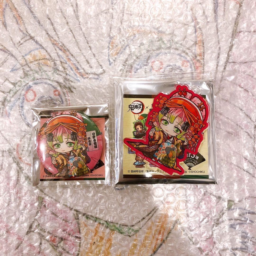 鬼滅の刃 京都南座歌舞伎ノ舘 甘露寺蜜璃 缶バッジ アクスタ - メルカリ