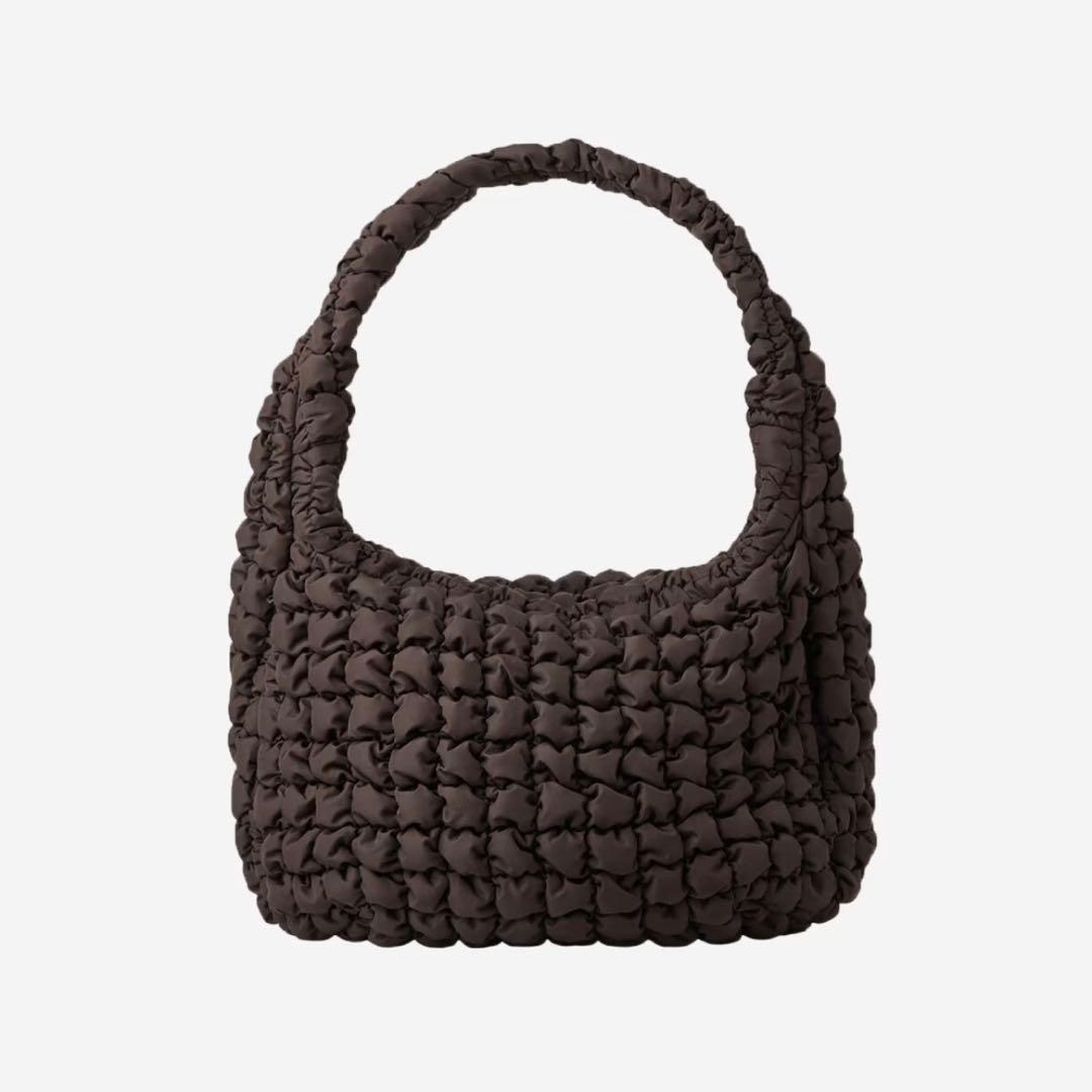 cos キルティングバッグ ブラウン - メルカリ