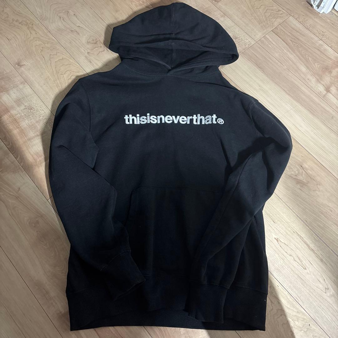 thisisneverthat ブラック パーカー TN24TSWH001