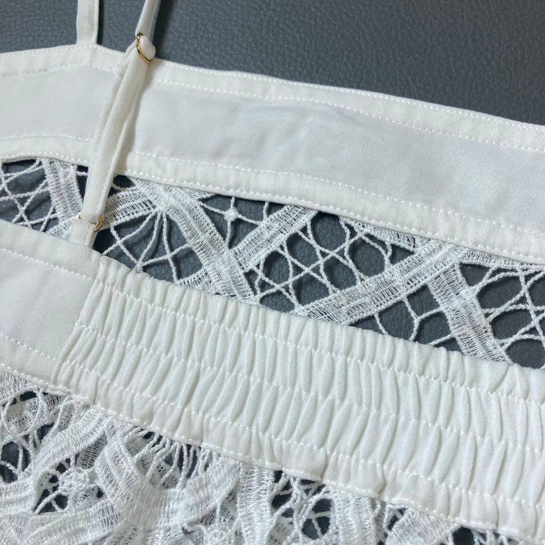 クマミ様専用】23区 エンブロイダリージャージーレースキャミソール 48