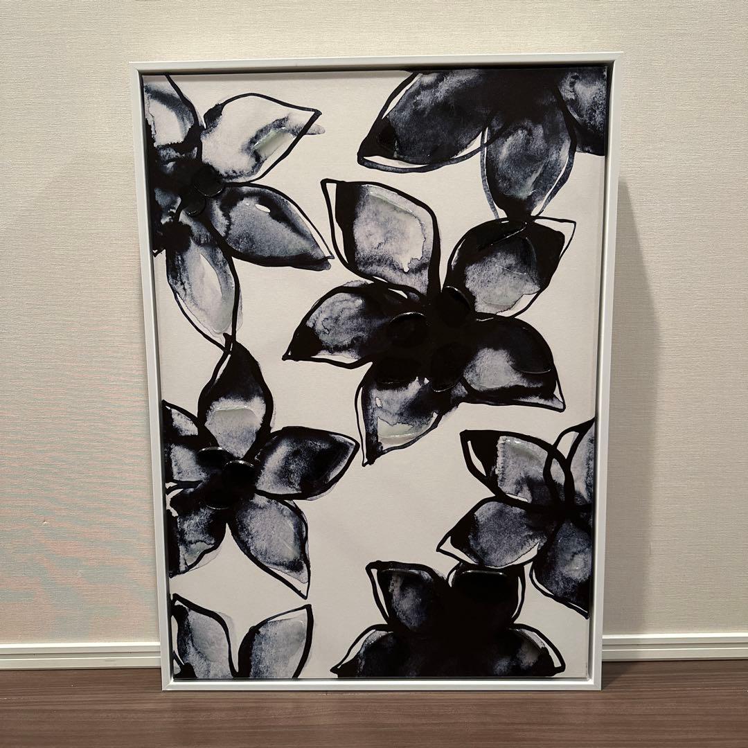 完売アート 壁掛け 自立 立て掛け パネル 絵 フランフラン モダンワークス