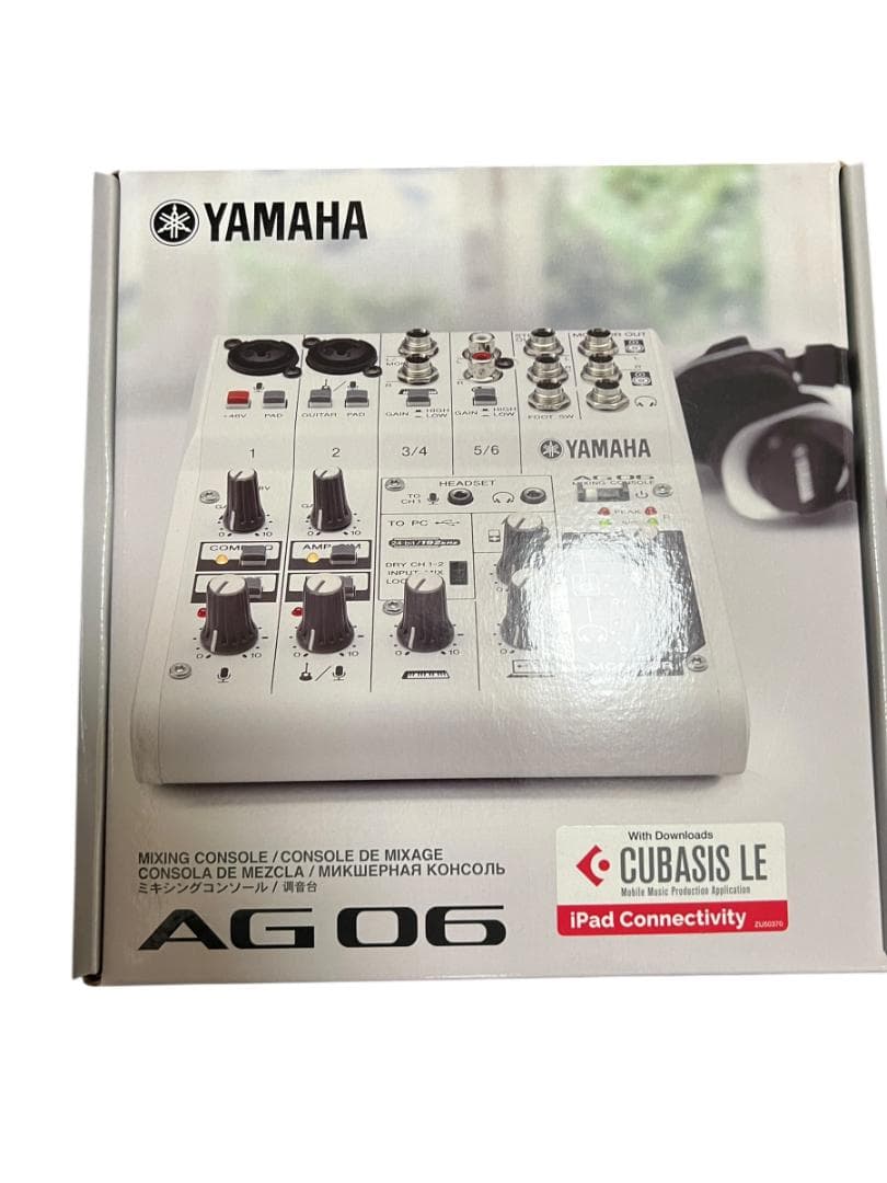 YAMAHA AG 06 ミキシングコンソール　新品未使用 YAMAHA ミキシングコンソール ヤマハミキサー AG06 - メルカリ