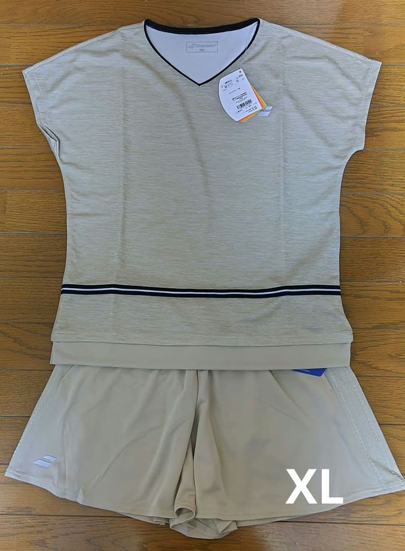 ちゃち　バボラ シャツ 、ショートパンツ セットアップ レディーステニスウ バボラ ウェア（レディース） ]PURE RANGE／メッシュショートパンツ