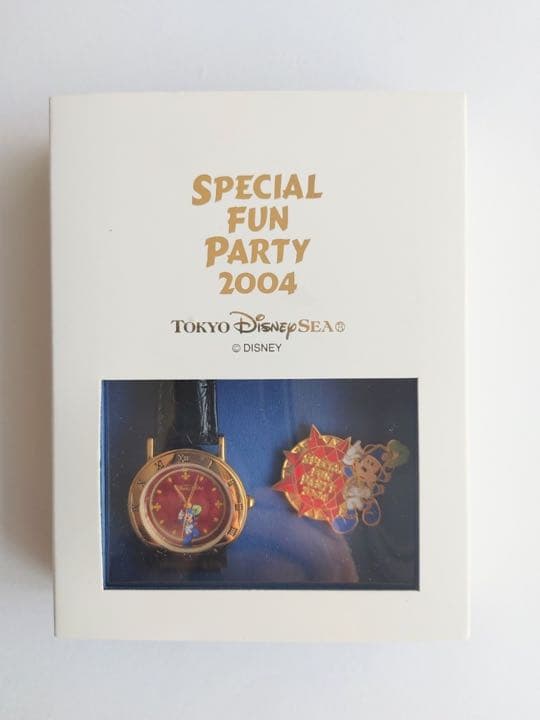 公式 東京ディズニーシー】スペシャルファンパーティー2004 記念腕時計