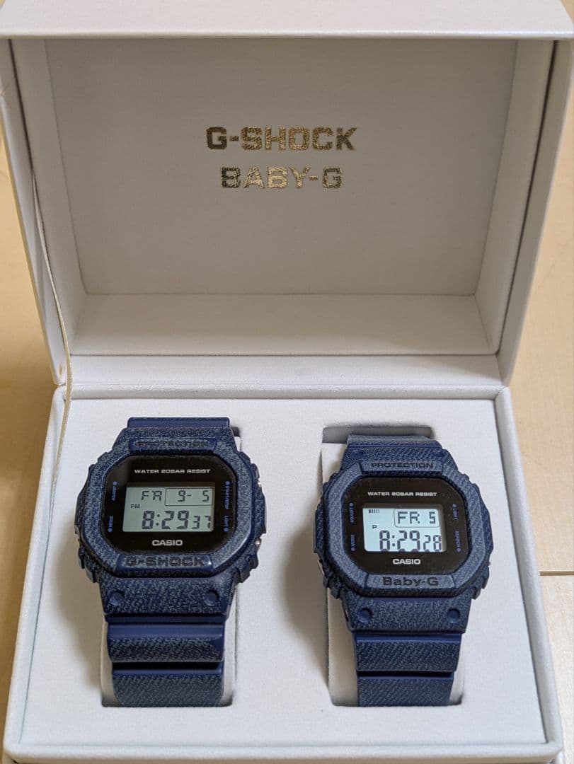 G-SHOCK Baby-G ネイビー デジタル腕時計セット