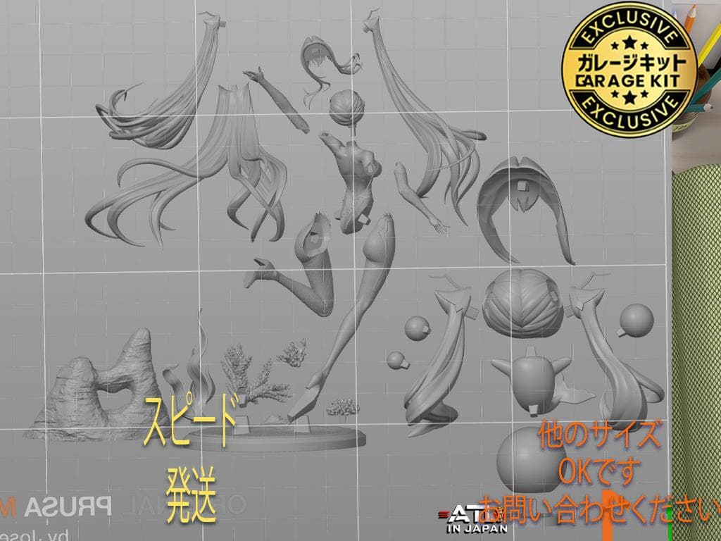 ガレージキット 勝利の女神 ニケ リトルマーメイド－ Friend 未塗装未