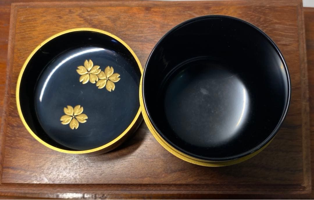 茶道具】蒼雲造 夜桜蒔絵利休棗（共箱） - メルカリ