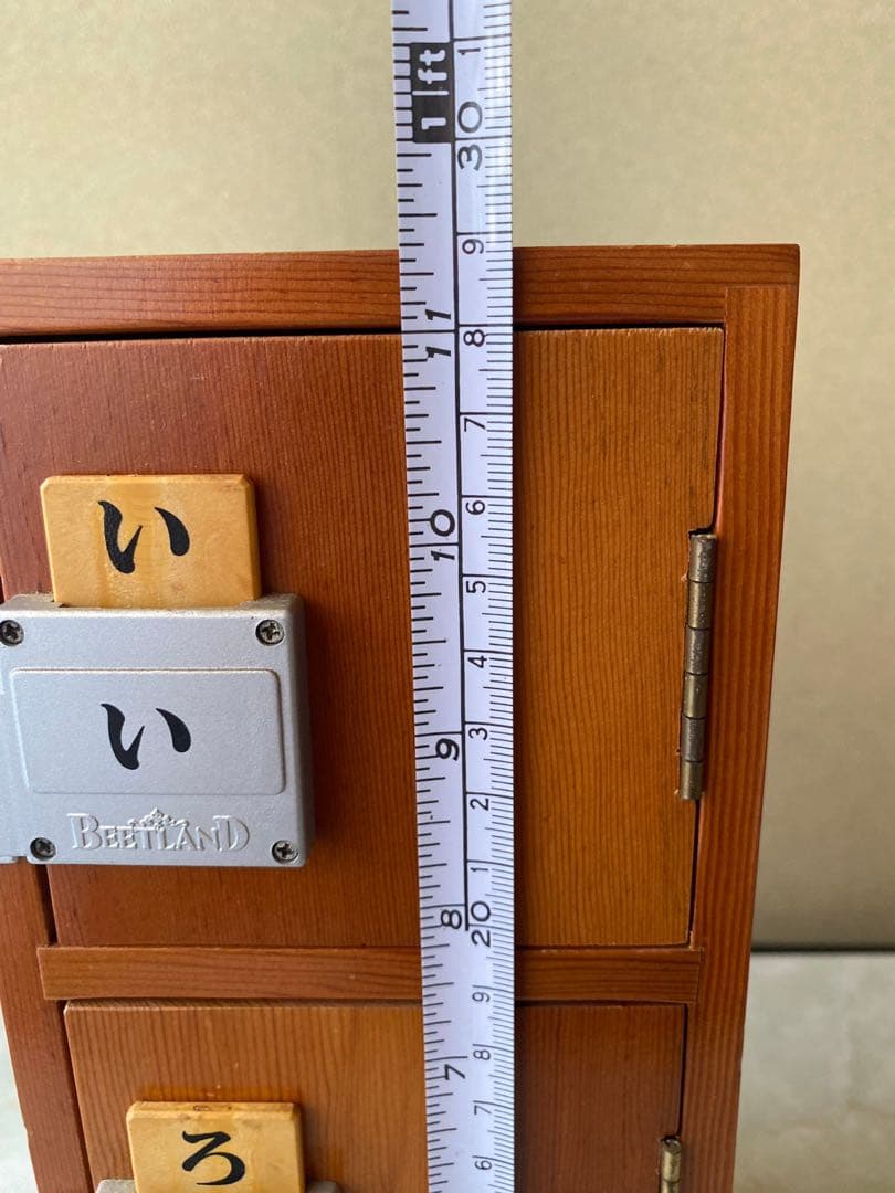 BEETLAND製 銭湯 下駄箱 小物入れ ミニ下駄箱 昭和レトロ インテリア