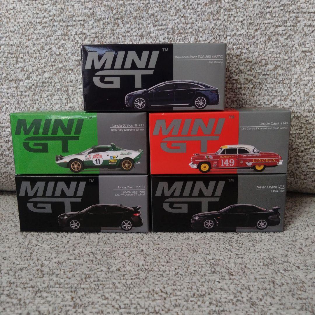 MINI GT シビック / スカイラインR34 / ランチア 他 5台セット