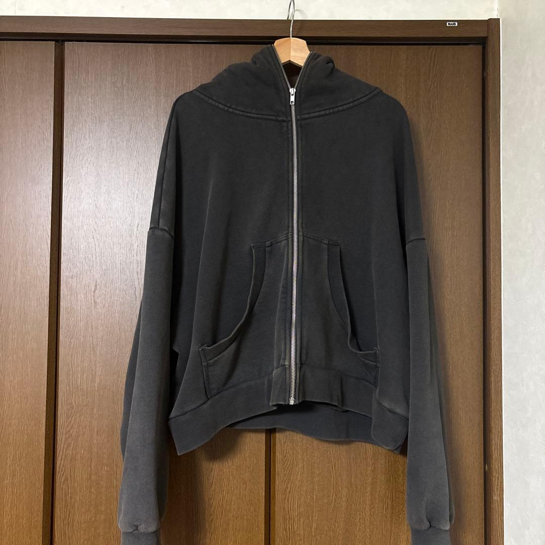 トップス Entire Studios ETERNAL ZIP washed black