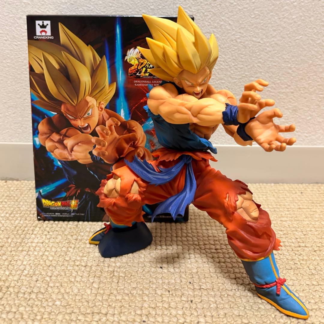 ドラゴンボールレジェンズ 超サイヤ人孫悟空 フィギュア かめはめ波