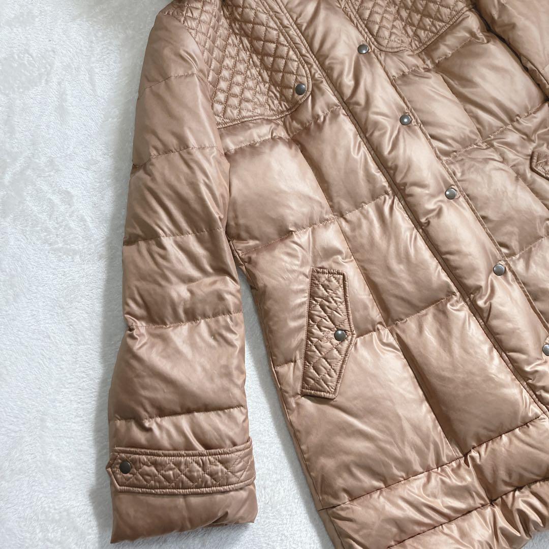 希少美品】レリアン ブラウンゴールド ダウンジャケット フォックス