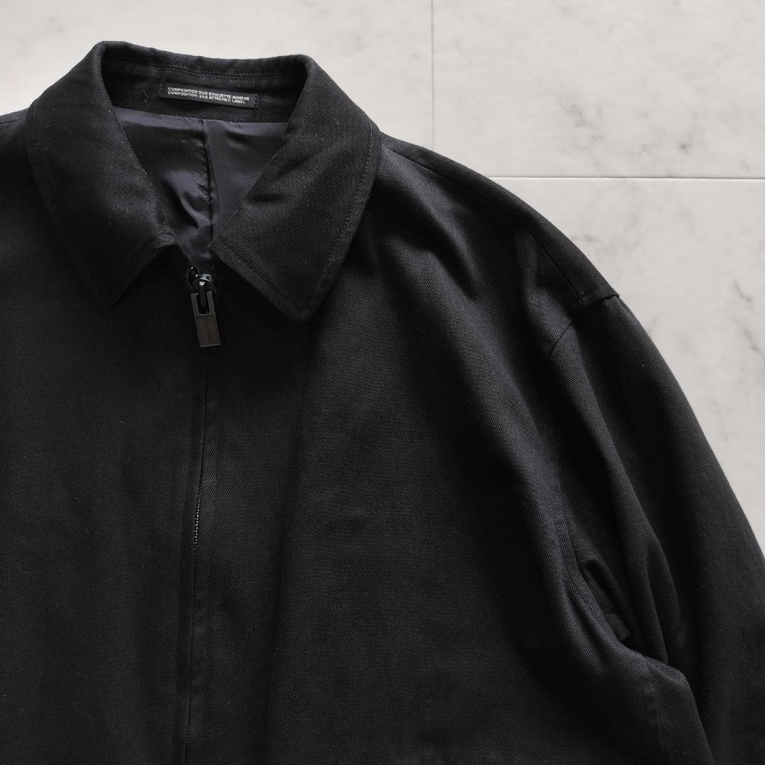 ワイズフォーメン 24SS 短丈ジップブルゾン 2 M~L ブラック ショート丈