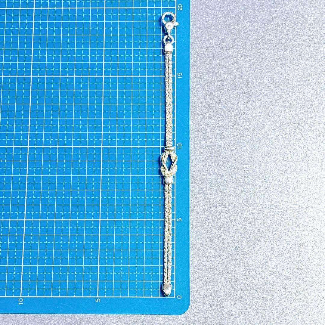 【美品】19.5cm ティファニー ダブルロープ ブレスレット SV925