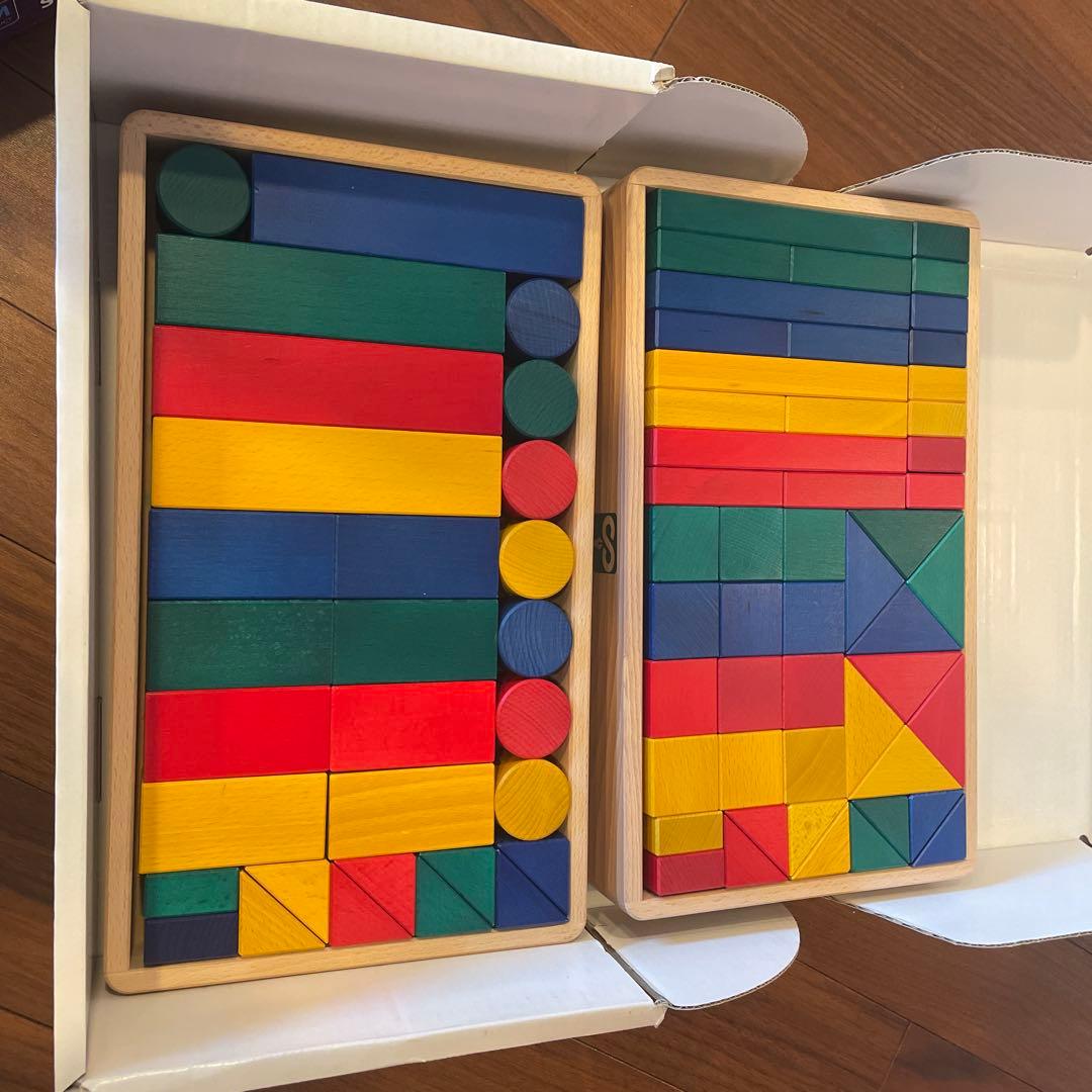 伸芽会　教材積み木　受験用　未使用品