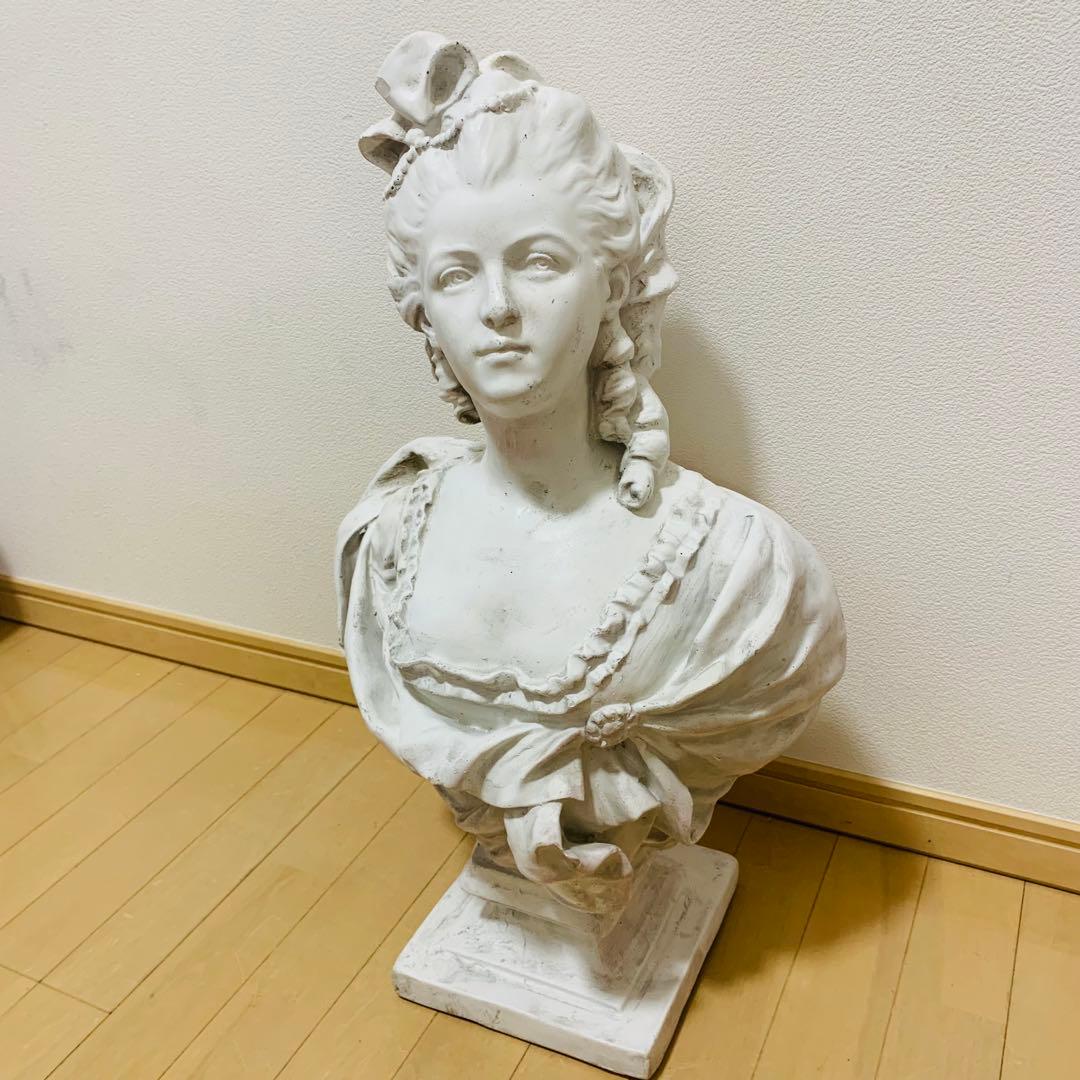 【希少】マリーアントワネット 石膏像 女性 バスト像