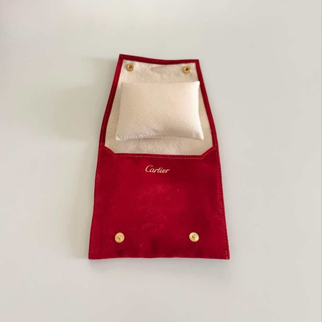 カルティエ スエード 時計ポーチ ジュエリーポーチ - メルカリ