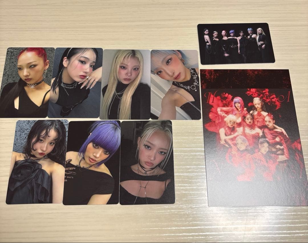 HANA 1st Album 封入 トレカ コンプ ポストカード 9点セット - メルカリ