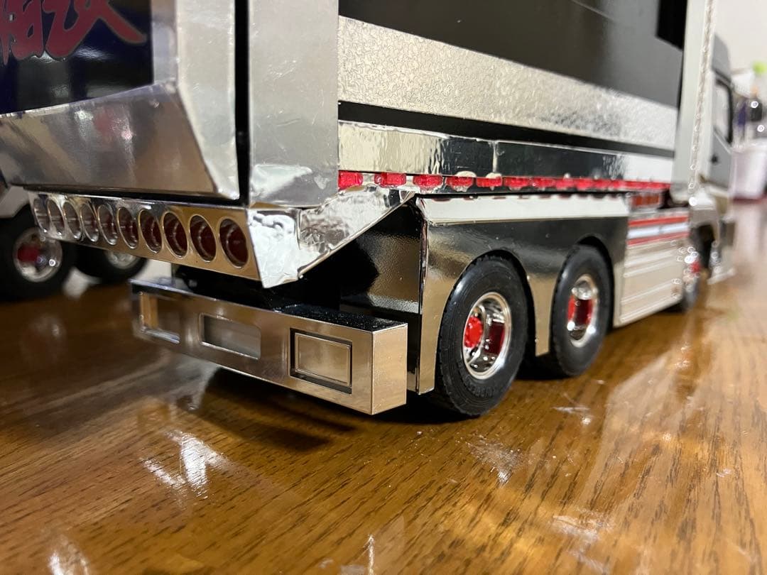 デコトラダンプ、1/32スーパーグレートデカ箱ダンプ、完成品