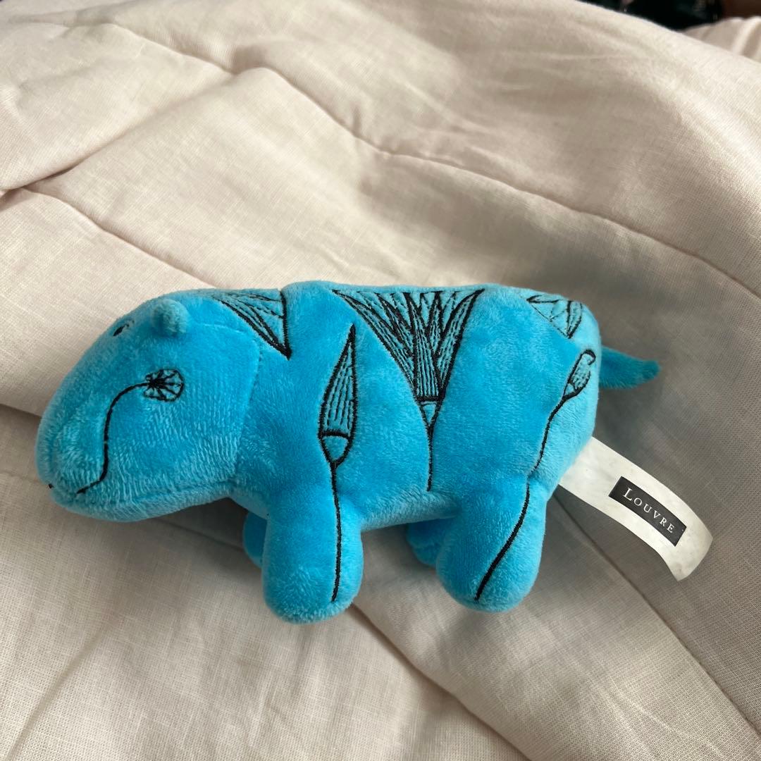 ルーブル美術館 カバ ぬいぐるみ 青 - メルカリ