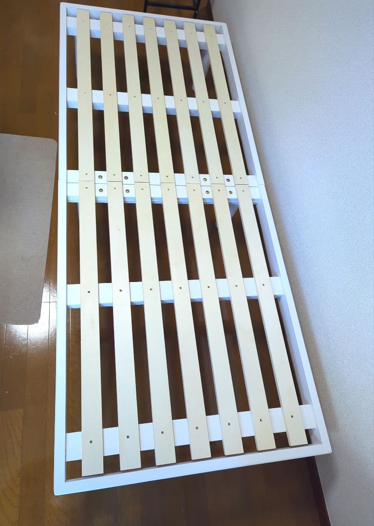 半年使用 ネルコンシェルジュ バノン すのこベッド ベッドフレーム セミシングル