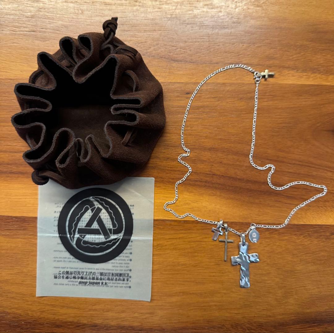 【amp japan】クロスネックレス シルバー925 十字架