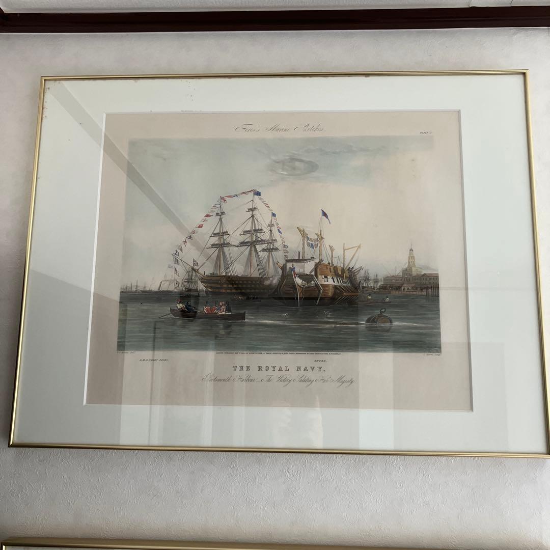 THE  NAVY リトグラフ1840年