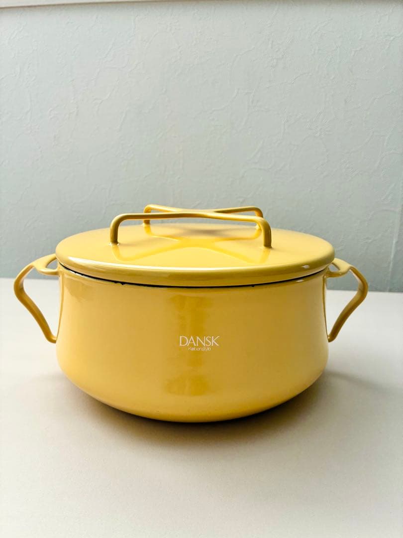 【DANSK Kobenstyle】 イエロー 両手鍋