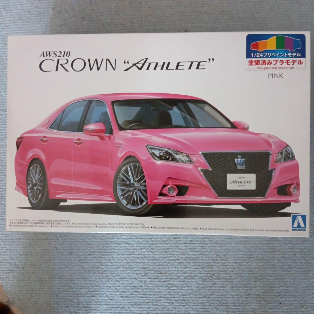 CROWN \"ATHLETE\" 1/24 プラモデルキット（ピンク・ブラック）