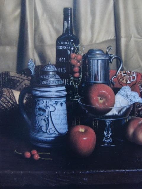 桑島春彦、【カルカソンヌの城】、希少な限定額装用画集画、新品高級額