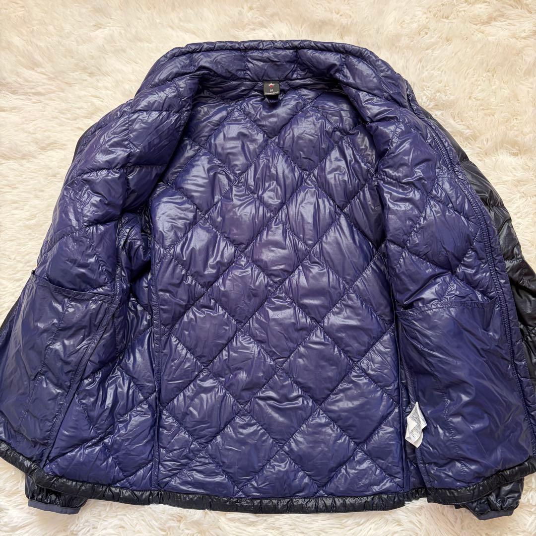 美品】モンベル U.L. ダウンジャケット レディース M ネイビー 収納袋