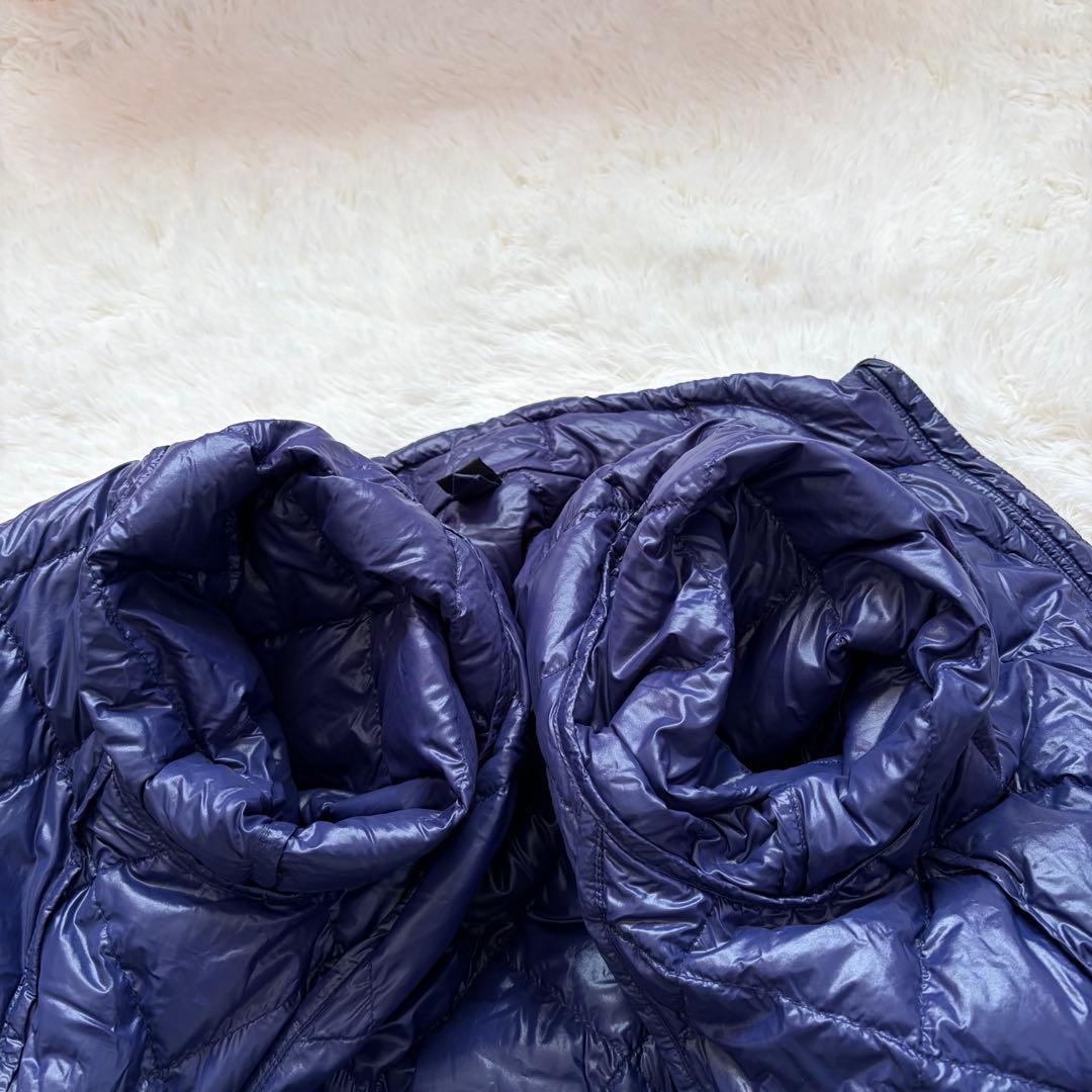 美品】モンベル U.L. ダウンジャケット レディース M ネイビー 収納袋