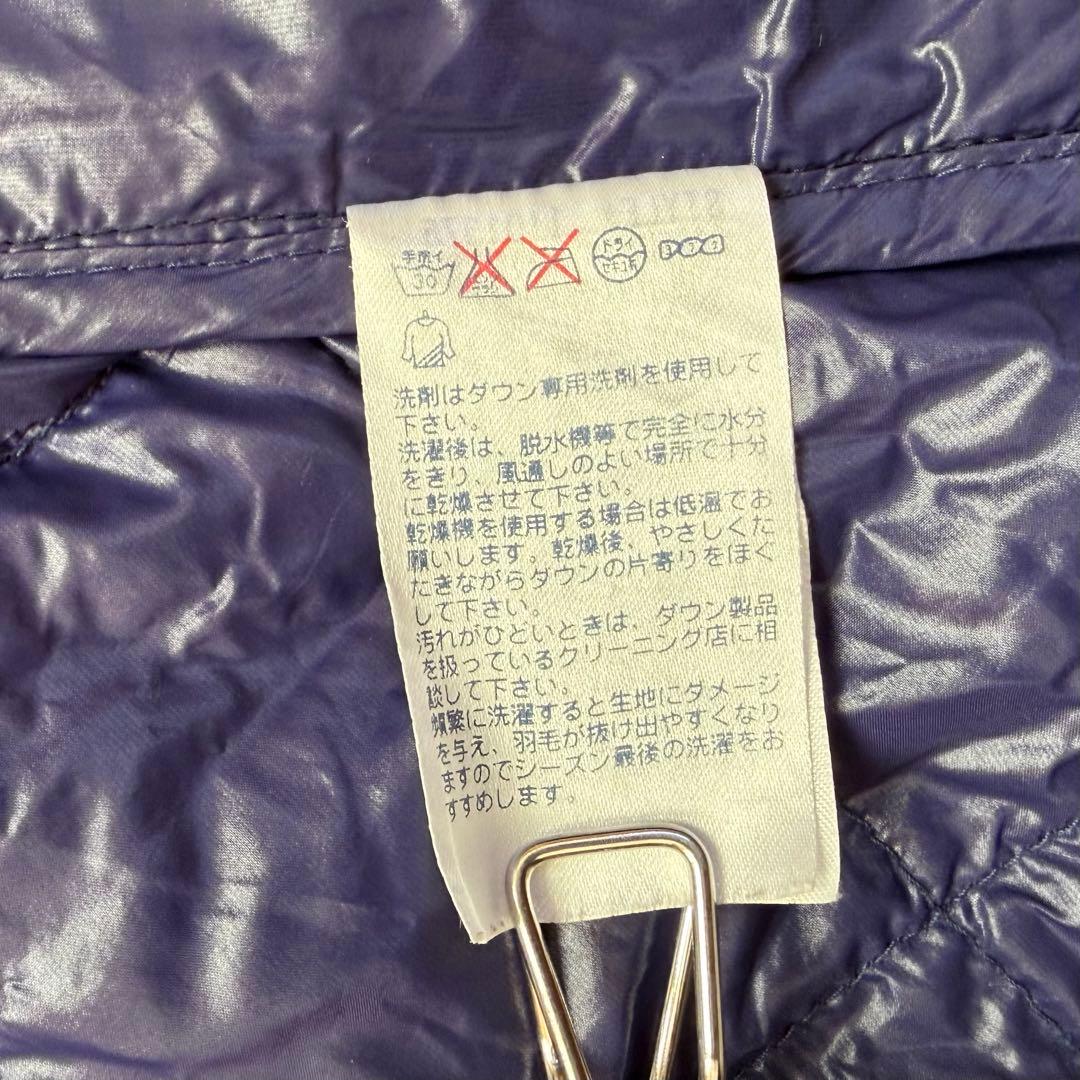 美品】モンベル U.L. ダウンジャケット レディース M ネイビー 収納袋