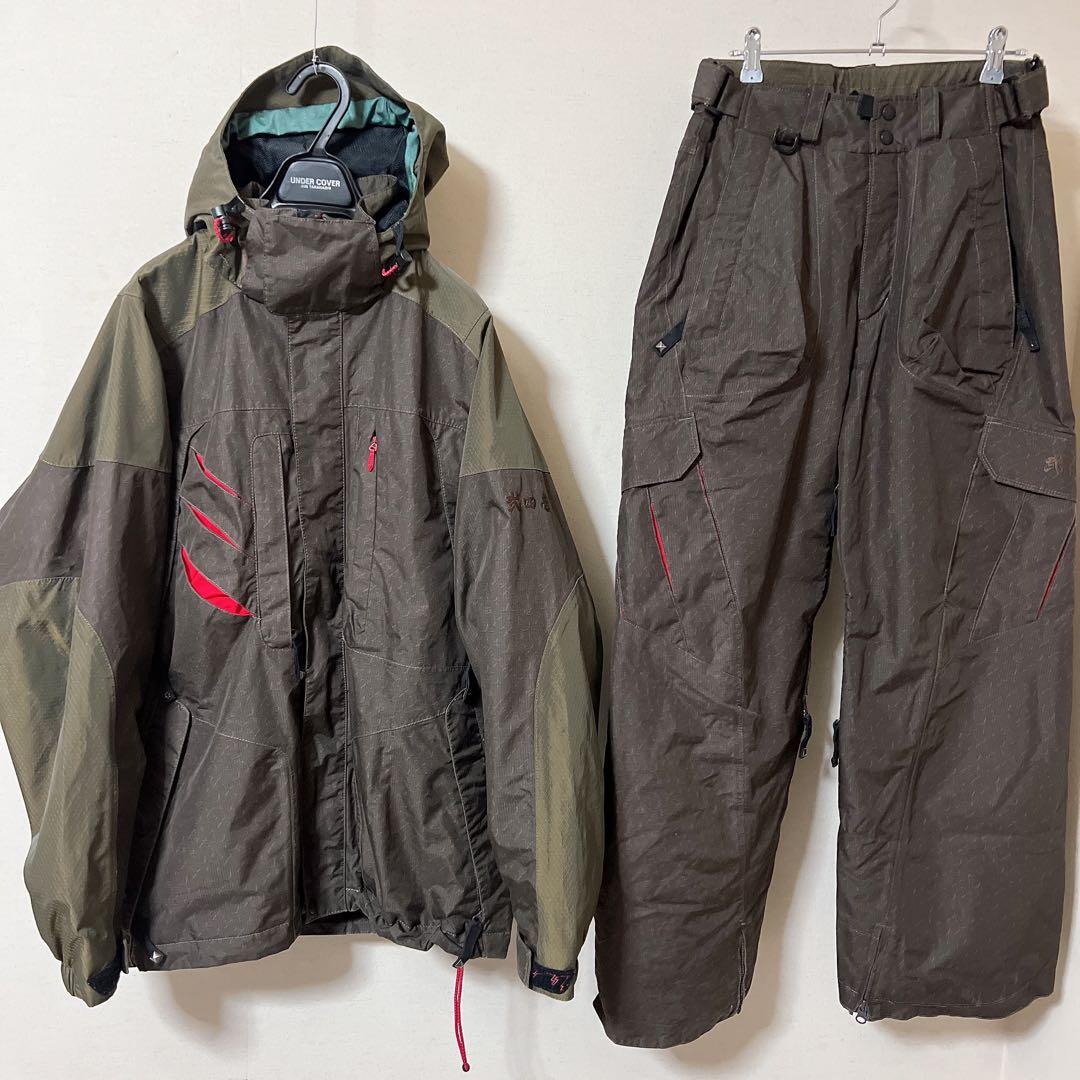 241弍四壱　忍者　スノーボードウェア　スキーウェア　NINJA 上下セット