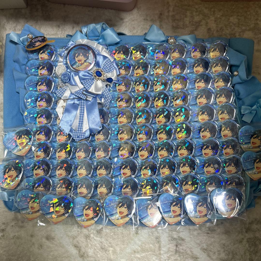 あんスタ 氷鷹北斗 痛バッグ ロゼット うちわ ストラップ 103個セット